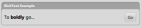 RichText Example