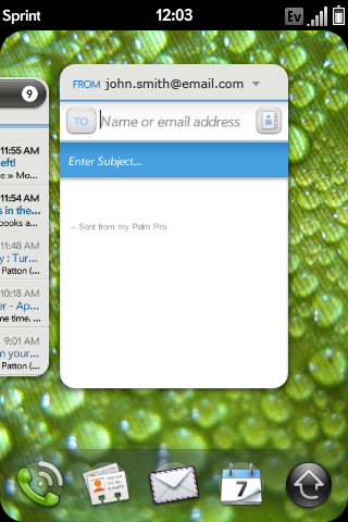 View of Email stages
